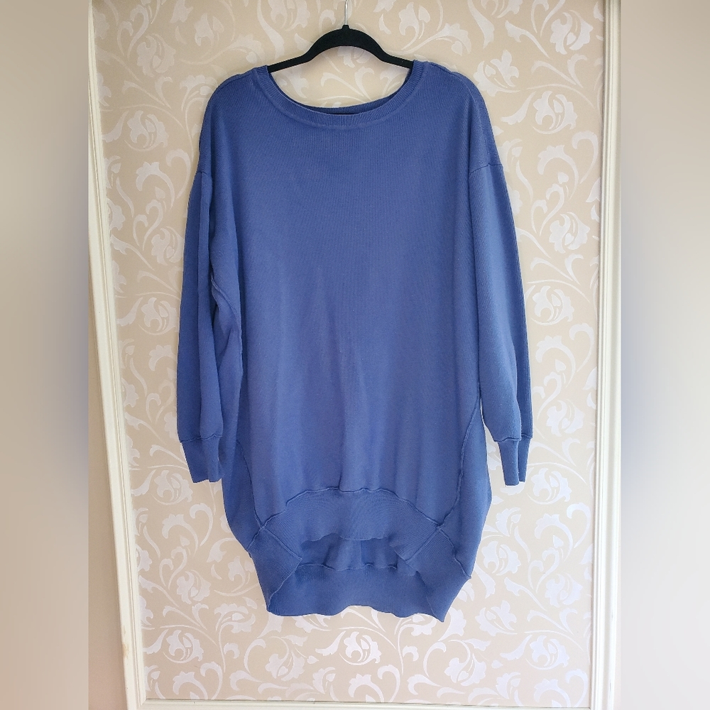 Anthropologie Blue Mini Dress